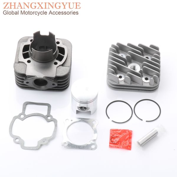 

70cc big bore cylinder kit & piston kit & cylinder gasket for piaggio typhoon 50 sfera nslrst 50 nrg mc2 extreme 50cc ac 47mm