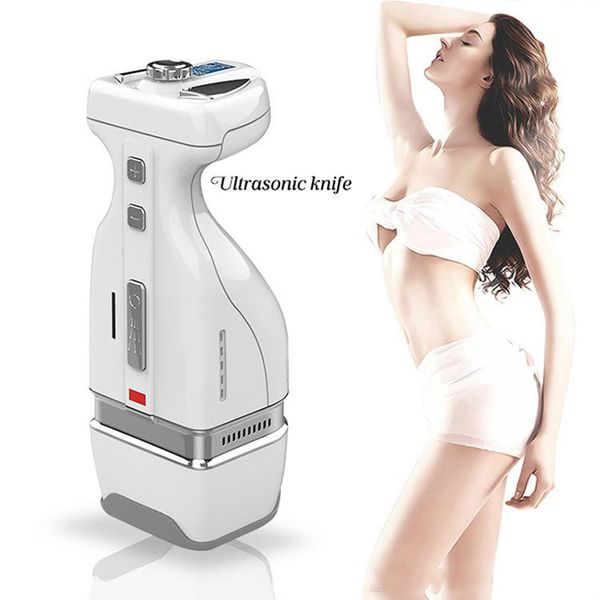

2019 new arrival portable hello body homeuse slimming machine hifu two depth unconsumables technology effective cellulite reduce device