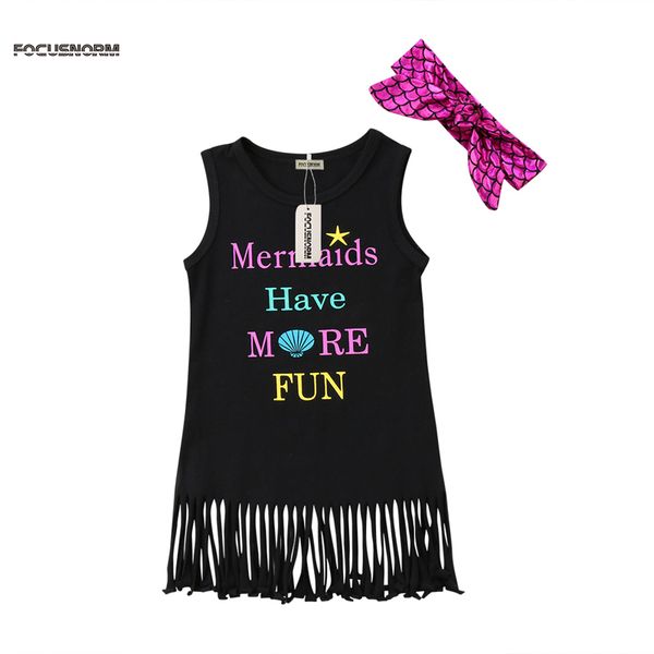 

малыш ребёнков милый симпатичный платье печати рукавов o-образным вырезом black straight кисточкой знал-длина платья повязка 2pcs, Red;yellow