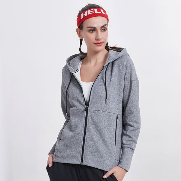 

willarde winter sports hoodies running yoga jackets women's zipper breathable fitness workout windproof sportswear, Black;red