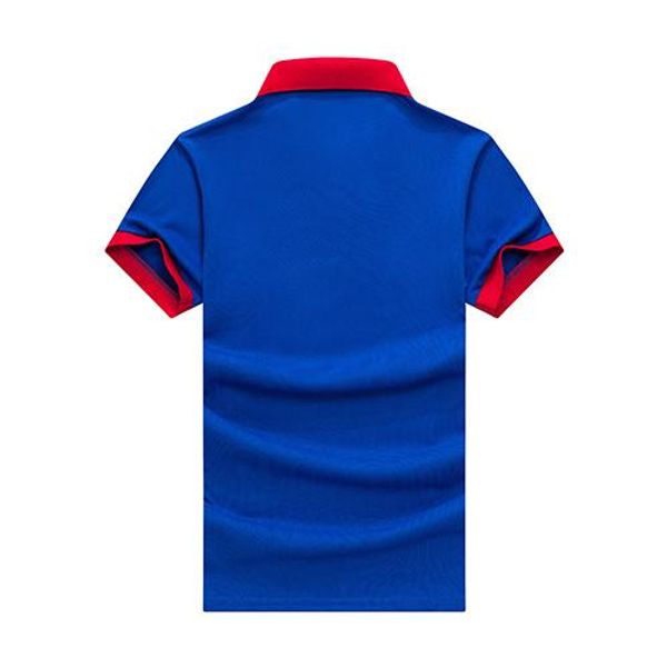 

running short sleeve trendy men's quick-drying round neck short-sleeved lapel t-shirt wo-95, Black