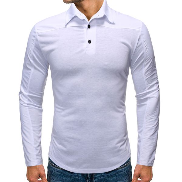 

men's blouse and sweatshirt 2019 fashion long-sleeved round neck blouse solid color printing sweatshirt sudadera hombre, Black