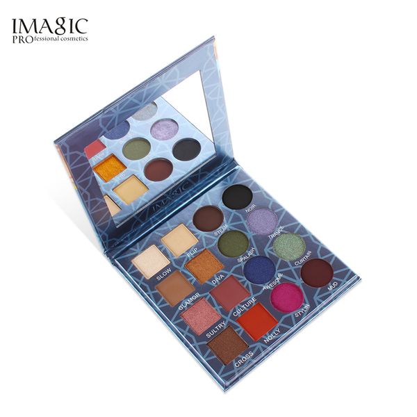 

easy to wear 16 colors eyeshadow matte glitter shimmer eyeshadows natural vacation eyeshadow palette