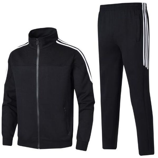 

men's sports suit large size comfortable and breathable l-4xl 89555#, White;black