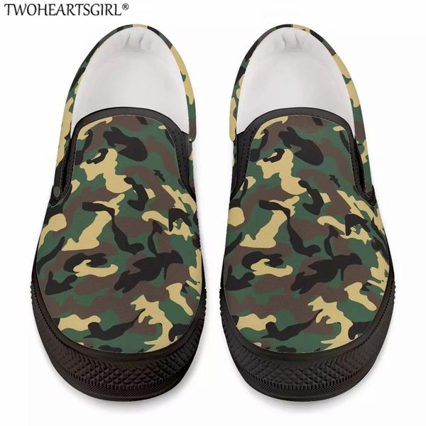 

twoheartsgirl camouflage canvas shoes women's autumn vulcanize shoes comfortable female ladies spring flat sneakers scarpe donna, Black