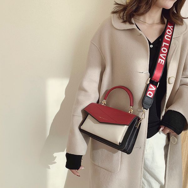 

2020 hot sale fashion good quality Factory Free shpping Square bags Plaid Shoulder Leather Cross body Bags for ladies Shangshengyoudao/12
