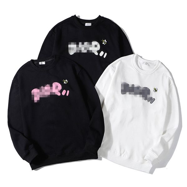 

Luxury de igner brand men weat hirt weater big letter embroid long leeve hoodie pullover treet port ca ual fa hion hiphop b101038l, Black