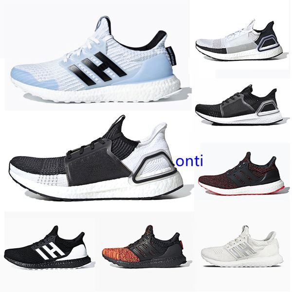 

game of thrones x ultra 2019 4.0 mens running shoes house stark white walker ultra orca primeknit men women sports sneakers, Black