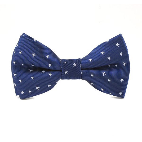 

2019 new children's bow tie polyester silk-dyed jacquard striped boy bow tie show birthday party dress dress fashion, Black;gray