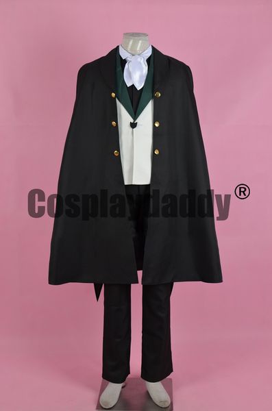 

bungou bungo stray dogs the guild edgar allan poe uniform outfit anime cosplay costume f006, Black