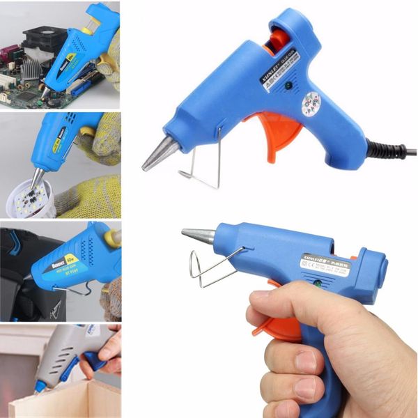 

20w melt glue gu.n with glue stick 7mm 11mm mini gu.ns thermo electric heat temperature tool pistola de silicona calien