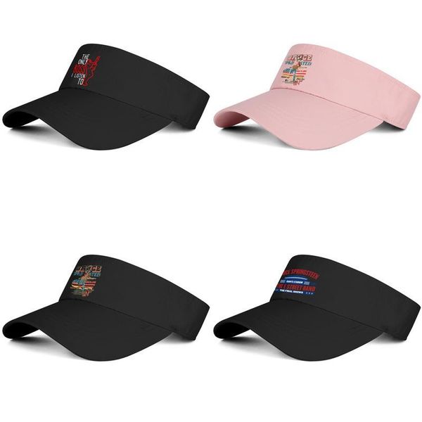 

bruce springsteen the only boss i listen baseball tennis hat custom cool cap ecru 85 us tour bruce springsteen street band, Blue;gray