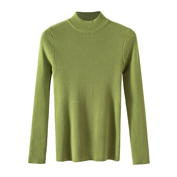 

elastic knitting pullover casual solid sweaters women polyester long sleeve o neck 2019 autumn korean slim pink sweater, White;black