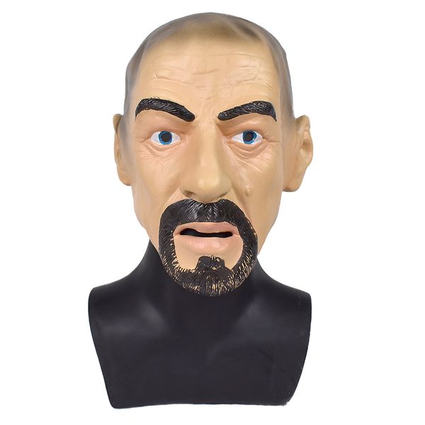 

реалистичная лысая голова гейзенберг латексная маска знаменитости маска уолтер белый человек мужской маска для головы необычные платья костю