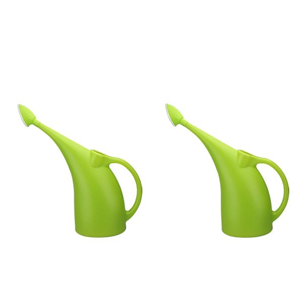 

2xdurable watering can 3l plastic lightweight home garden outdoor water holder