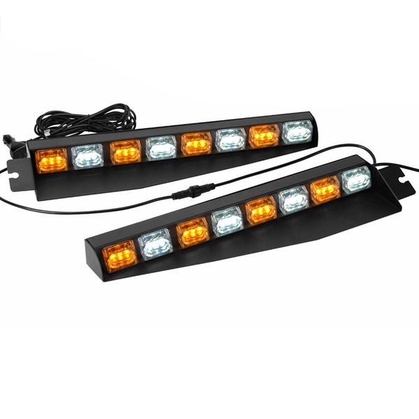 

48w amber / white led козѬек ве опанои emergency лобового екла Ѭоб bar