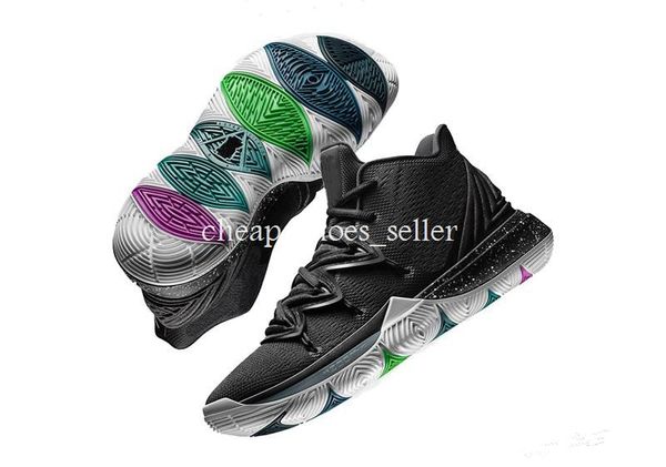 2019 2019 Kyrie 5 V Black Magic Multi Color Confetti Green Kyrie 5 AO2918 901 Sport Sneakers Green Lucky Charms Irving Basketball Shoes Size 7 12 From 2019 2019 Kyrie 5 V Black Magic Multi Color Confetti Green Kyrie 5 AO2918 901 Sport Sneakers Green Lucky Charms Irving Basketball Shoes Size 7 12 From