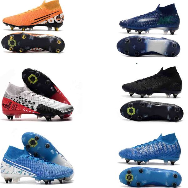 

100% original soccer cleats mercurial superfly v sx neymar jr 7 elite sg-pro ac 360 soccer shoes