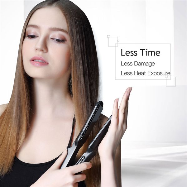 

4 in 1 hair curling iron+heat resistant glove ceramic hair curler roller electric hair straightener crimper corrugated curl 42
