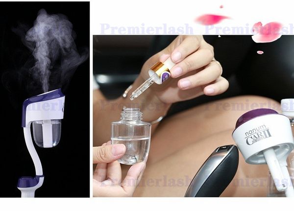 

car aroma diffuser 12v steam air humidifier mini air purifier aromatherapy essential oil diffuser portable mist maker fogger