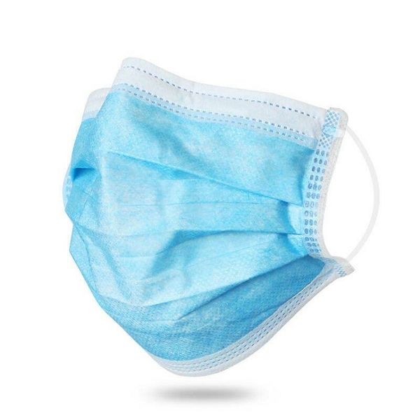 

ce approved - wholesale 3 layers blue anti-dust disposable face mask for adult