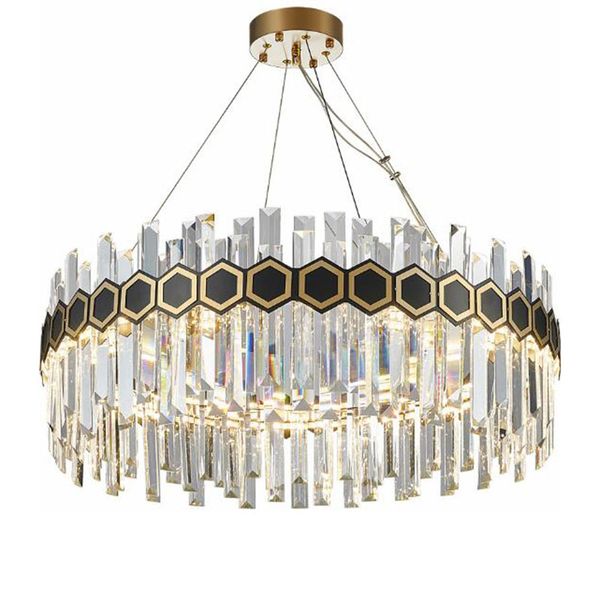 

modern round crystal chandelier lighting for dining room bedroom led kitchen light luxury living room chandeliers fixtures
