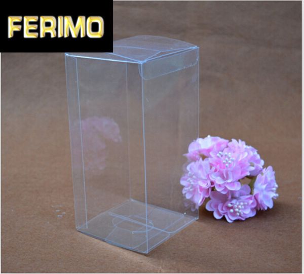 

50pcs 7 sizes rectangle plastic box transparent gift packaging boxes pvc clear display box crafts/jewelry packing