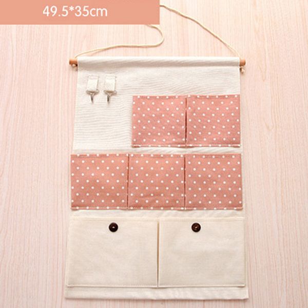 

wall hanging storage bag bedroom farbric hanging pocket waterproof door closet organizer