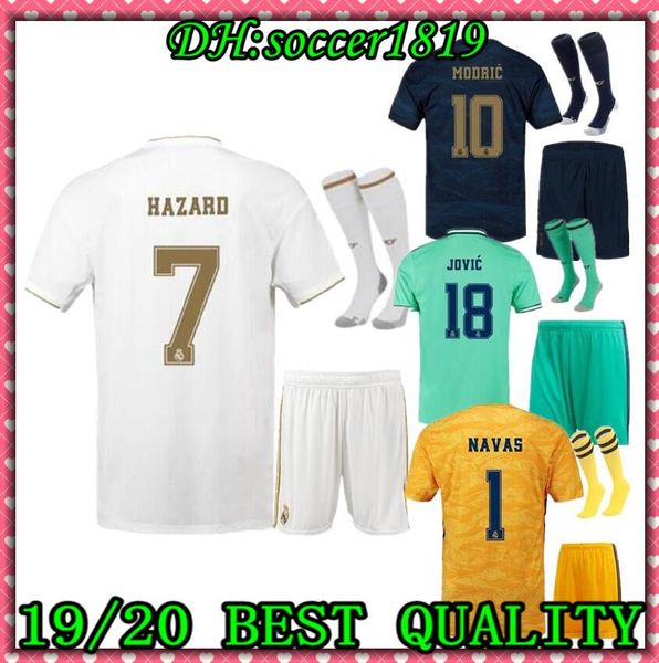 

Kit ock 2019 real madrid hazard home occer jer ey 2019 2020 benzema ergio ramo viniciu jr i co a en io football jer ey hirt