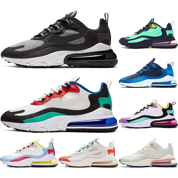 

2019 react fashion athletic men running shoes bauhaus white red optical beige jogging outdoor sports mens trainers designer sneakers
