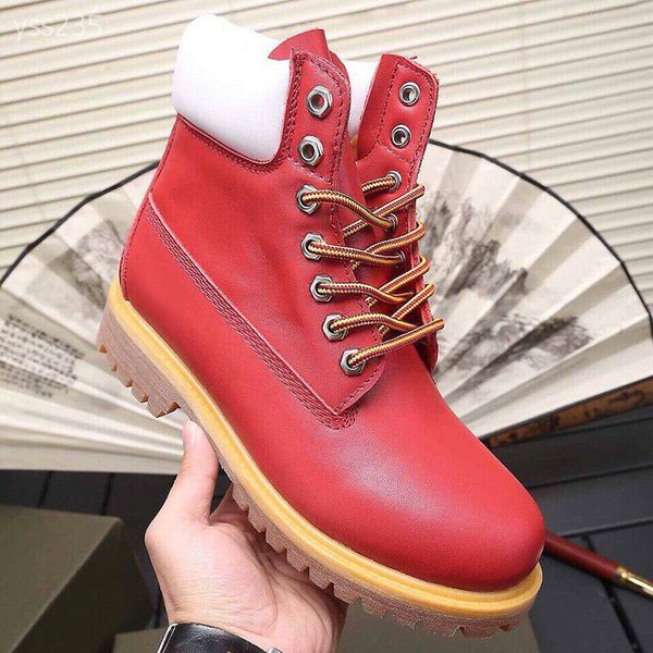 

europe and america generous non-slip kick not bad martin boots for men and women couple leather waterproof snow boots casual high-shoes, Black