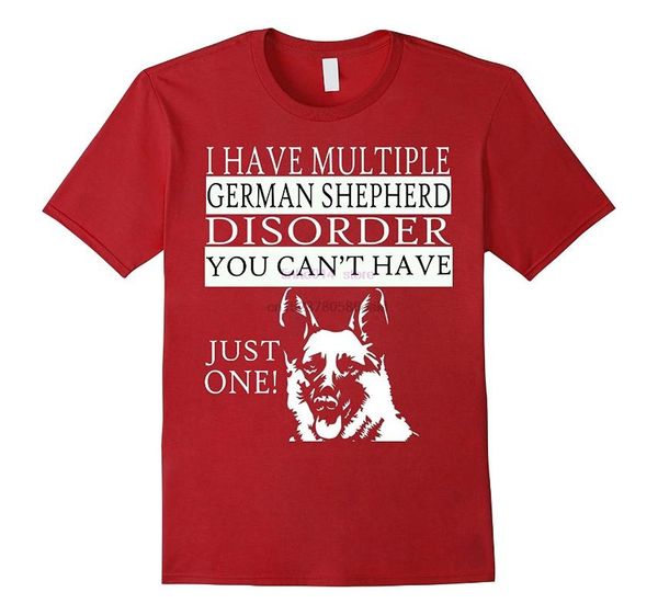 

бренд мужчины рубашку у меня есть несколько немецкая овчарка tshirt, White;black