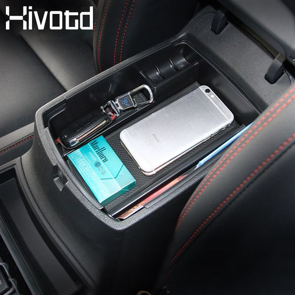 

hivotd for kia sportage 2016 2017 2018 2019 car armrest storage box center console organizer automobiles interior accessories