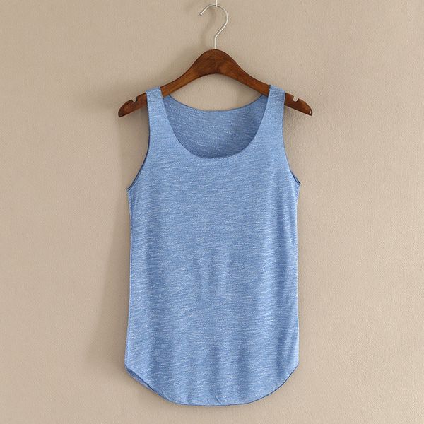 

fashion women summer fitness tank t-shirt loose cotton o-neck slim elastic t-shirts ks-shipping, White