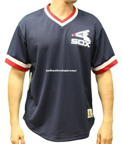 

chicago mitchell & ness men's "game winner" mesh jersey shirt, Black;blue