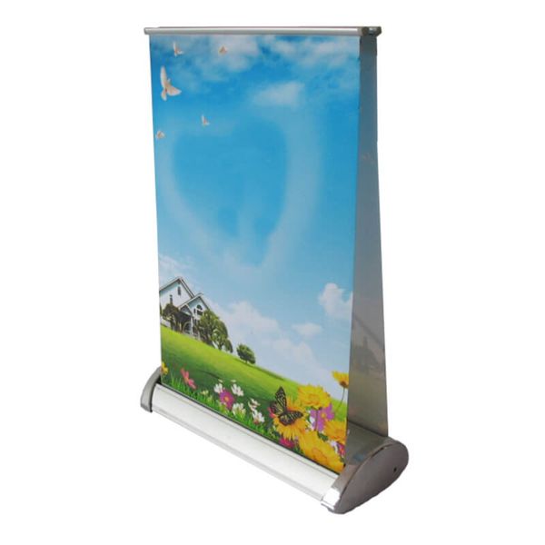 2020 A4 Double Counter Top Ad Display Stand Desktop Mini Poster