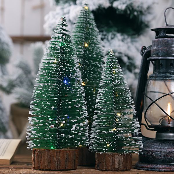 

mini glowing christmas tree colorful christmas tree decoration window decoration