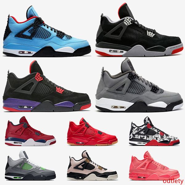 

jumpman 4s mens basketball shoes cool grey travis scott 4 shoe raptors bred 2019 neon fiba retro tattoo volt mens trainers sports sneakers