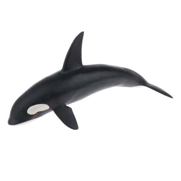 

8.3 inch plastic orca whale figurine realistic animal figure toys for kids toddlers
