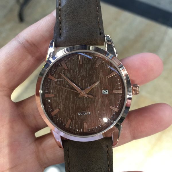 

2020 fashion luxury men's watch diamond special design brand watches casual quartz watch men's luxury watch, Slivery;brown