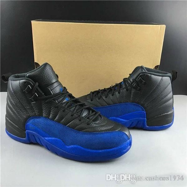 

2019 wholesale 12 game royal men basketball shoes 12s fiba reverse grey mens designer trainer sports athletic sneakers