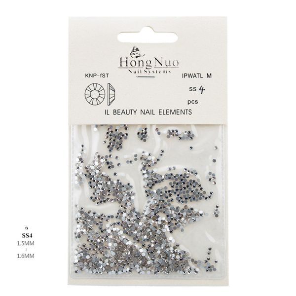 

1440pcs pcs nail art gitter rhinestones glitter diamond gems 3d tips diy decoration sticker, Silver;gold