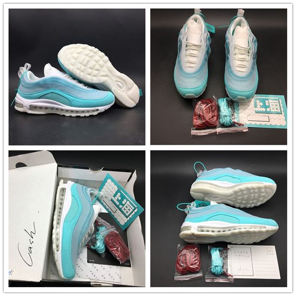 

SH Kaleidoscope Cash Running Shoes Shanghai Blue Fashion Brand Designer Jesi Small Original Sports Sneakers With Box