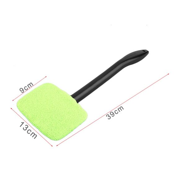 

balight microfiber auto window cleaner long handle car washer brush car windshield glass wiper cloth clean tools washable