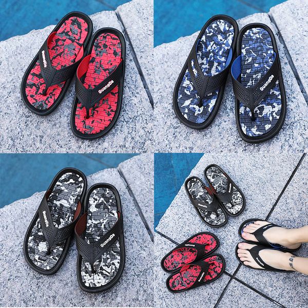 

новые дизайнерские сандалии мужские сандалии слайды бренд полосатые сандалии черный красный крапинка тапочки шлепанцы лето болотная обувь пл, Black