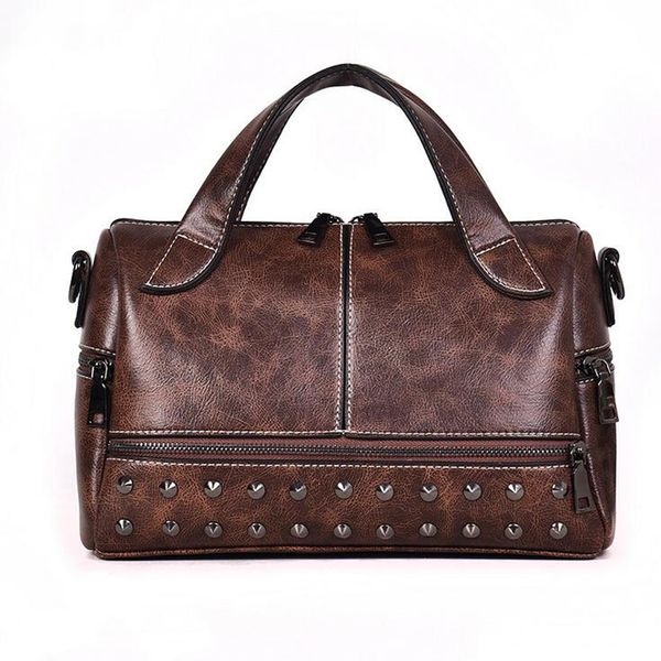 

rivet boston bag vintage crossbody ђмки дл женин ђмка плеа кожа pu ђмка женин ђмки повед
