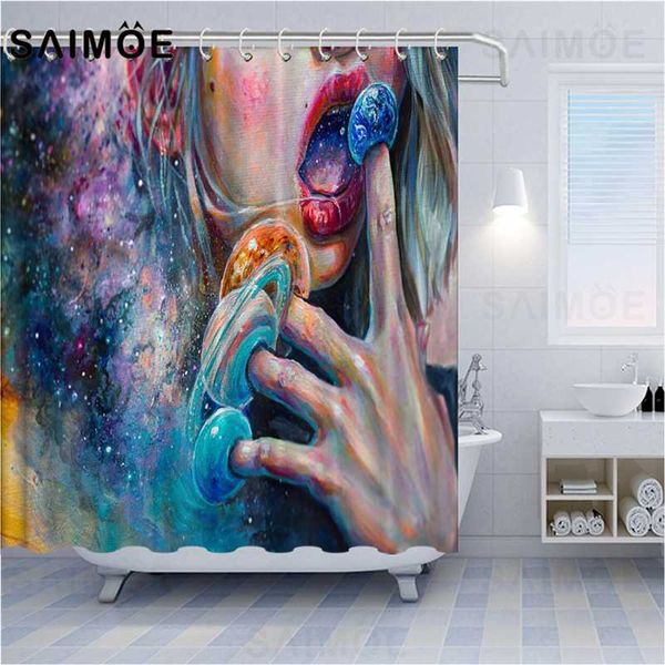 

atomax galaxy shower curtains finger planet sugar bathroom curtain purple universe galaxy earth space waterproof shower curtain