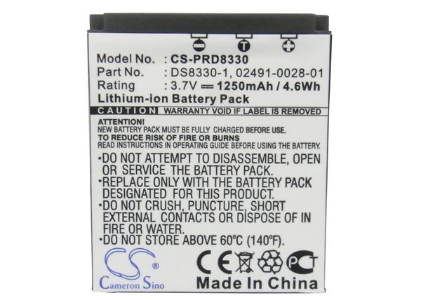 

cameron sino 1250mah battery ds8330-1 for acer cp-8531, cr-8530, bats8 for avant s10, s10x6, s8, s8x6, for hitachi hdc831e