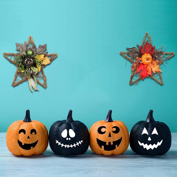 

new-halloween pentagram wall hanging ghost festival handmade crafts home party wall decoration