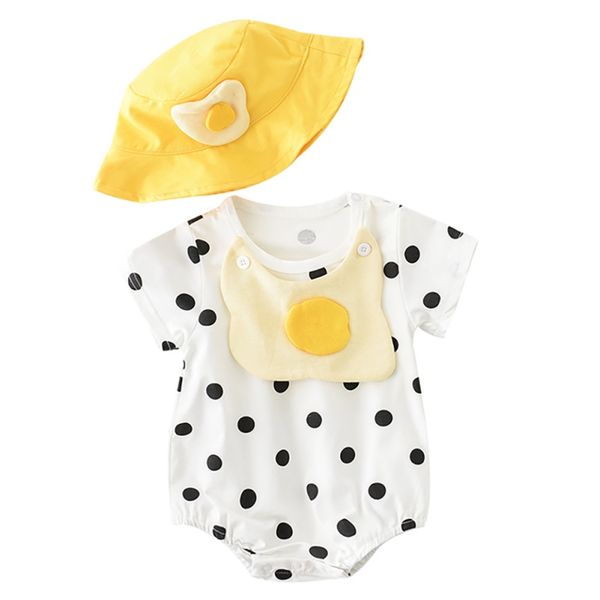 

2020 summer baby infant romper clothes newborn girls boys sleeveless bodysuit outfits with hat, Blue